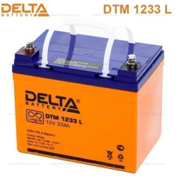 Аккумулятор свинцово-кислотный Delta DT 12v/33Ah