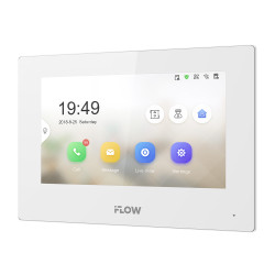 F-VI-3242IPE1/White 7 IP видеодомофон белый Сенсорный 7 TFT LCD экран с разрешением 1024*600