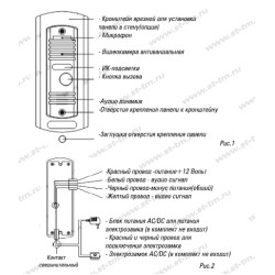 ST-P100 (СЕРЫЙ) - вызывная панель 0.6МП