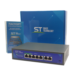 ST-S50POE(2M/78W/A)PRO - 5 портовый POE-коммутатор