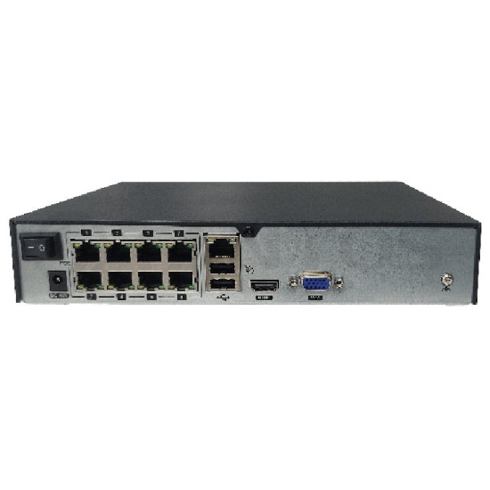 TANTOS TSr-NV08155P-cетевой 8 канальный регистратор для IP камер