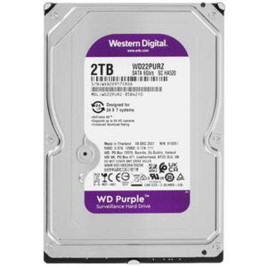 Жесткий диск WD Purple 2ТБ