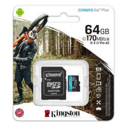 Карта памяти microSDXC KINGSTON 64 ГБ