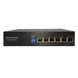 ST-S46POE(2M/60W/А) PRO - Switch POE 4-х портовый