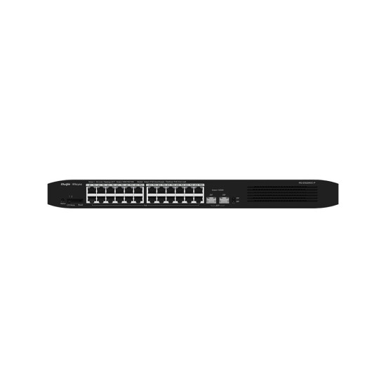 Ruijie RG-ES226GC-P  26-Port Gigabit Smart POE Switch, 24 Gigabit RJ45 POE/POE+ Ports, 2 SFP Slots,